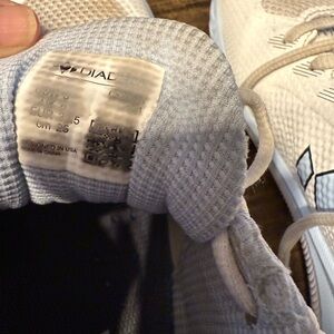 Diadora Gray and White Athletic Shoes